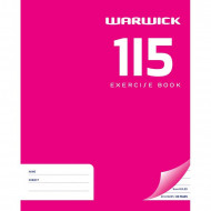 Warwick Exercise Book 1I5 40 Leaf Ruled 9mm 255x205mm 