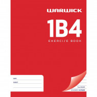 Warwick Exercise Book 1B4 32 Leaf Ruled 7mm 230x180mm Warwick Exercise Book 1B4 32 Leaf Ruled 7mm 230x180mm