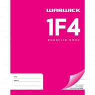 Warwick Exercise Book 1F4 24 Leaf Ruled 12mm 230 x 180mm 