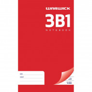 Warwick Notebook 3B1 32 Leaf Ruled 7mm 165x100mm 