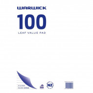 Warwick Pad A4 Value 100 Leaf Ruled 7mm  Warwick Pad A4 Value 100 Leaf Ruled 7mm