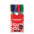 Warwick Whiteboard Marker Chisel Tip 4 Wallet 