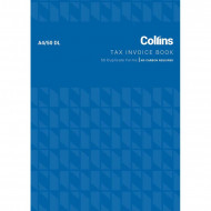 Collins Tax Invoice A4/50dl Duplicate No Carbon Required  Collins Tax Invoice A4/50dl Duplicate No Carbon Required