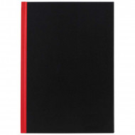 Milford Notebook FSC Mix 70 % Red & Black A6 100lf  Milford Notebook FSC Mix 70 % Red & Black A6 100lf