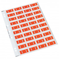Codafile Label Alpha I 25mm Pack 5 Sheets 