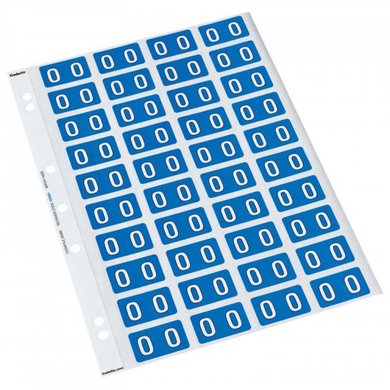 Codafile Label Alpha O 25mm Pack 5 Sheets  Codafile Label Alpha O 25mm Pack 5 Sheets