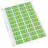 Codafile Label Alpha Q 25mm Pack 5 Sheets 