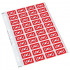 Codafile Label Alpha U 25mm Pack 5 Sheets 