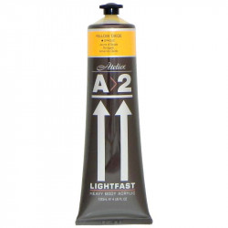 A2 Lightfast Heavybody Acrylic 120ml Yellow Oxide 