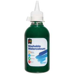 EC Paint Washable Watercolours 250ml Green 