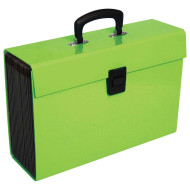 FM File Concertina Expanding Vivid Lime Green 19 Pocket  FM File Concertina Expanding Vivid Lime Green 19 Pocket
