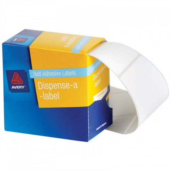Avery Label Dispenser Dmr8943w 89x43mm White 100 Pack  Avery Label Dispenser Dmr8943w 89x43mm White 100 Pack