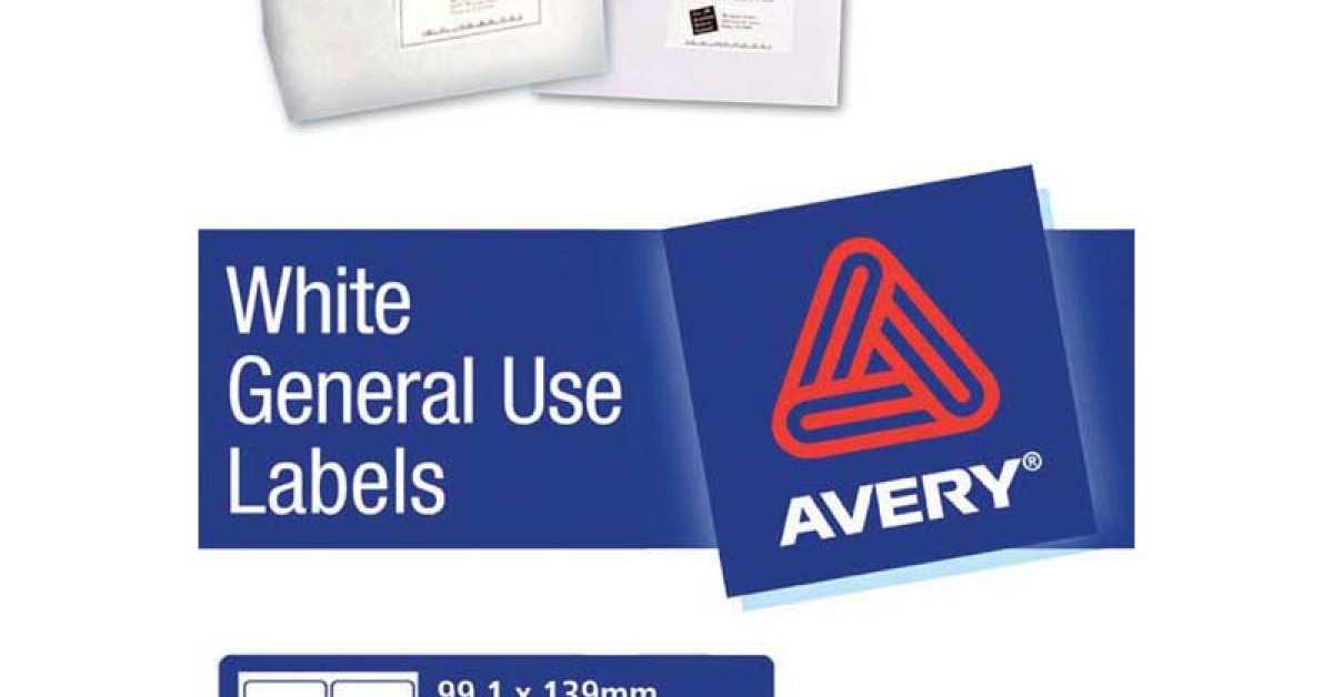 Avery Label L7169 General Use A4 4/Sheet 100 Sheets