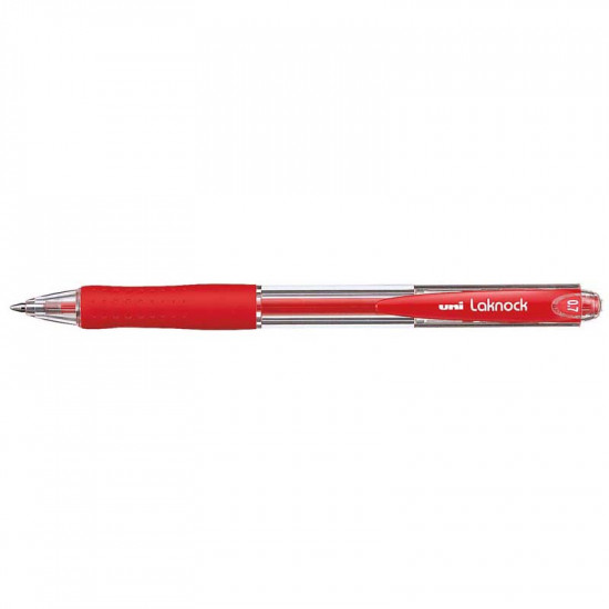 Uni Pen Laknock Sn100 07 Red Retractable Fine Uni Pen Laknock Sn100 07 Red Retractable Fine