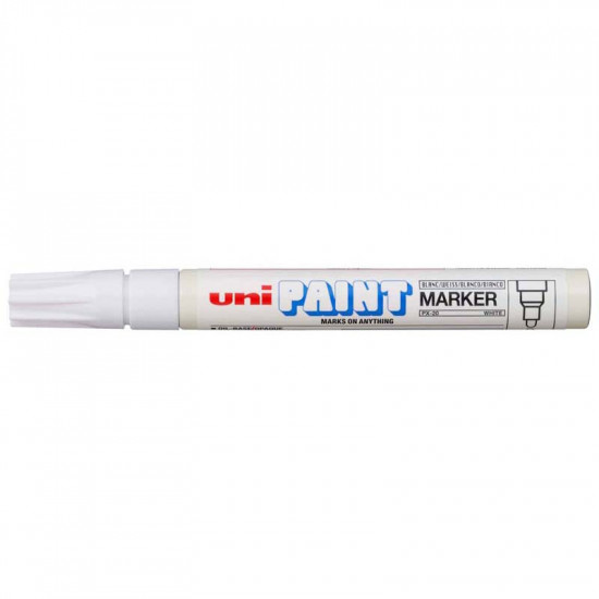 Uni Marker Paint Px20 Medium White 2.2mm Uni Marker Paint Px20 Medium White 2.2mm