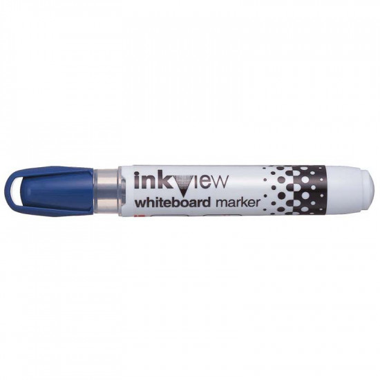 Uni Whiteboard Marker Blue Pwb202 Bullet Tip Inkview  Uni Whiteboard Marker Blue Pwb202 Bullet Tip Inkview