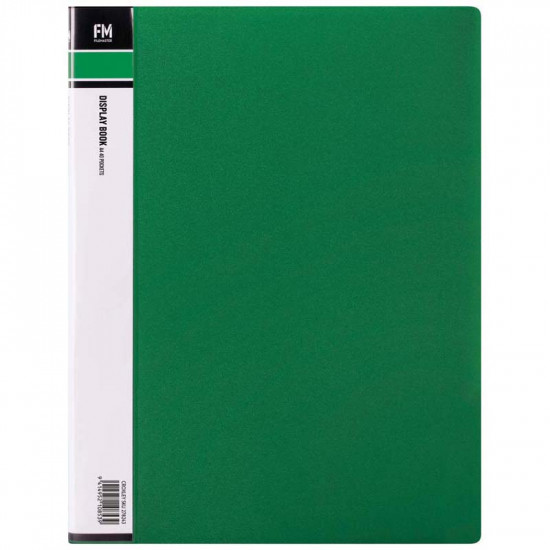 FM Display Book A4 Green 40 Pocket  FM Display Book A4 Green 40 Pocket