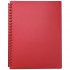 FM Display Book A4 Red Refillable 20 Pocket 