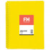 FM Display Book Yellow Insert Cover 20 Pocket Refillable 