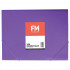FM Document Wallet Vivid Purple Passion A4 