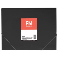 FM Document Wallet Vivid Cat Black A4  FM Document Wallet Vivid Cat Black A4