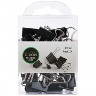 Dixon Foldback Clips 19mm Pack 24 