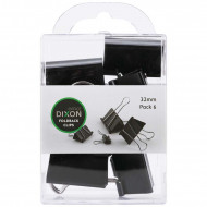 Dixon Foldback Clips 32mm Pack 6  Dixon Foldback Clips 32mm Pack 6