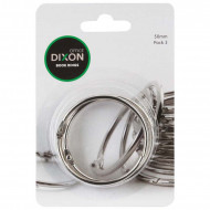 Dixon Book Rings 50mm 3 Pack   Dixon Book Rings 50mm 3 Pack