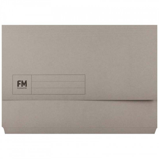 FM Document Wallet Grey Foolscap  FM Document Wallet Grey Foolscap
