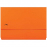 FM Document Wallet Orange Foolscap  FM Document Wallet Orange Foolscap