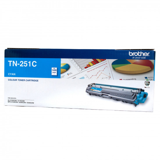 Brother TN251 Cyan Toner Cart Brother TN251 Cyan Toner Cart