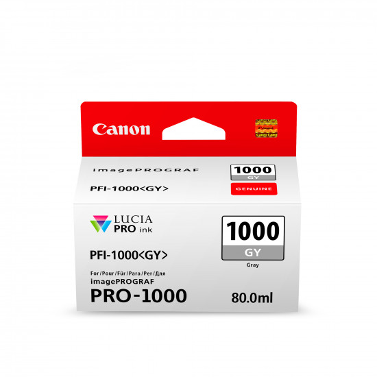 Canon PFI1000 Grey Ink Cart Canon PFI1000 Grey Ink Cart