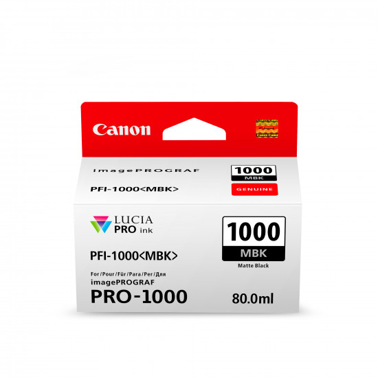 Canon PFI1000 Mat Black Ink Cart Canon PFI1000 Mat Black Ink Cart