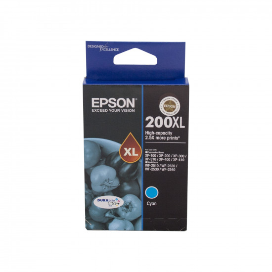 Epson 200 HY Cyan Ink Cart Epson 200 HY Cyan Ink Cart