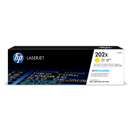HP #202X Yell Toner CF502X HP #202X Yell Toner CF502X