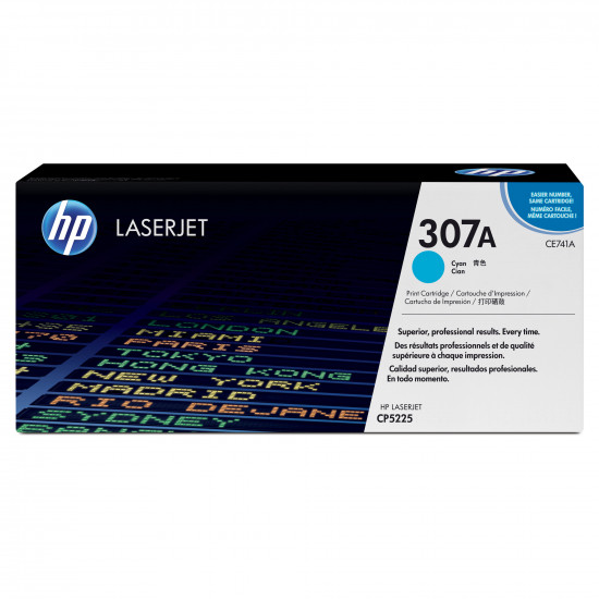 HP 307A Cyan Toner CE741A (7,300 A4 pages) HP 307A Cyan Toner CE741A (7,300 A4 pages)