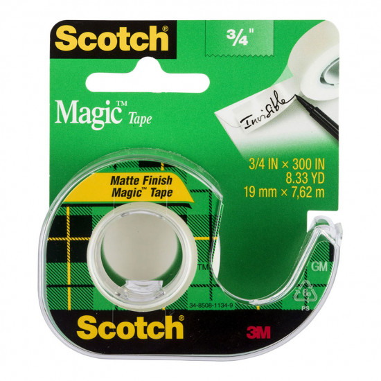 Scotch Magic Tape Dispenser 105 19mm x 7.62m Scotch Magic Tape Dispenser 105 19mm x 7.62m