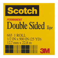 Scotch Double Sided Tape 665 12.7mm x 23m Scotch Double Sided Tape 665 12.7mm x 23m