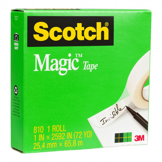 Scotch Magic Tape 810 25.4mmx66m Scotch Magic Tape 810 25.4mmx66m