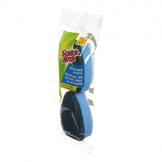 Scotch-Brite No Scratch Multi Purpose Dishwand Refill  Pkt/2 Scotch-Brite No Scratch Multi Purpose Dishwand Refill  Pkt/2
