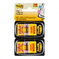 Post-it Flags 680-SH2 25x43mm Sign Here Pack of 2