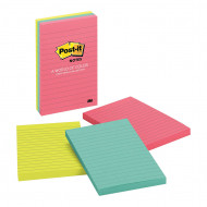 Post-it Lined Notes 660-3AN 101x152mm Cape Town, Pack of 3