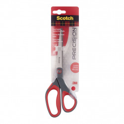 Scotch 'Precision' Scissors 1448  8in Grey/Red