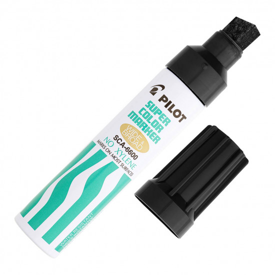 Pilot Permanent Marker Jumbo Chisel Tip Black (SCA-6600-B) Pilot Permanent Marker Jumbo Chisel Tip Black (SCA-6600-B)