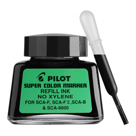 Pilot Refill Ink 30Ml Super Colour Black (SCARFB)