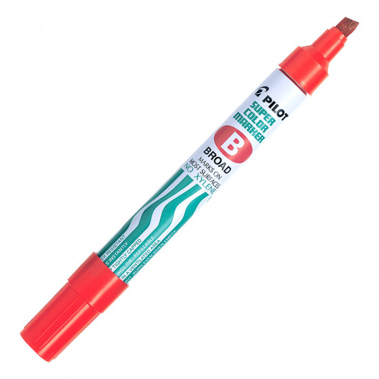 Pilot Super Colour Permanent Marker Broad Red Chisel (SCA-B-R) Pilot Super Colour Permanent Marker Broad Red Chisel (SCA-B-R)