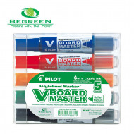 Pilot Marker V Whiteboard Bullet Medium Tip 5 Colour Pack (WBMA-VBM-MS-5BG) Pilot Marker V Whiteboard Bullet Medium Tip 5 Colour Pack (WBMA-VBM-MS-5BG)