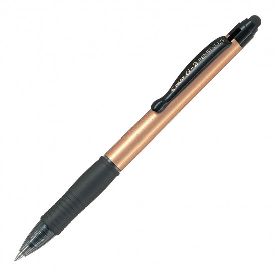 Pilot Stylus G-2 Gel Pen Gold Barrel (BL-G2STL-7-GDB) Pilot Stylus G-2 Gel Pen Gold Barrel (BL-G2STL-7-GDB)