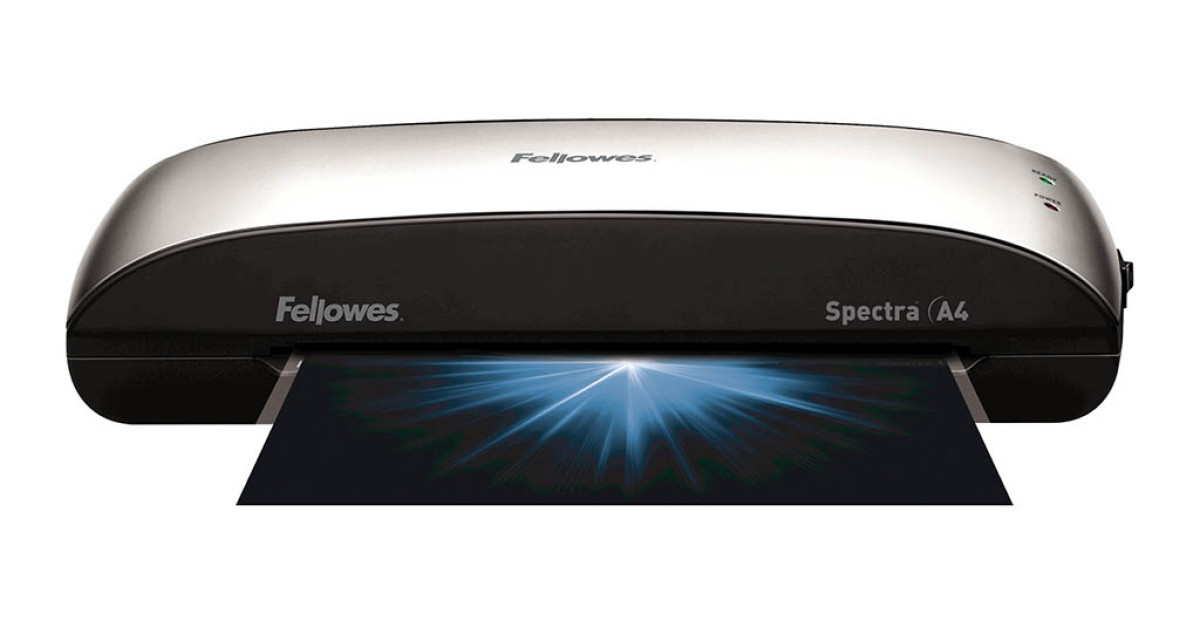 Get that professional finish at home with the Fellowes Spectra A4 home
