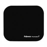 Fellowes Mouse Pad - Black - Microban Fellowes Mouse Pad - Black - Microban